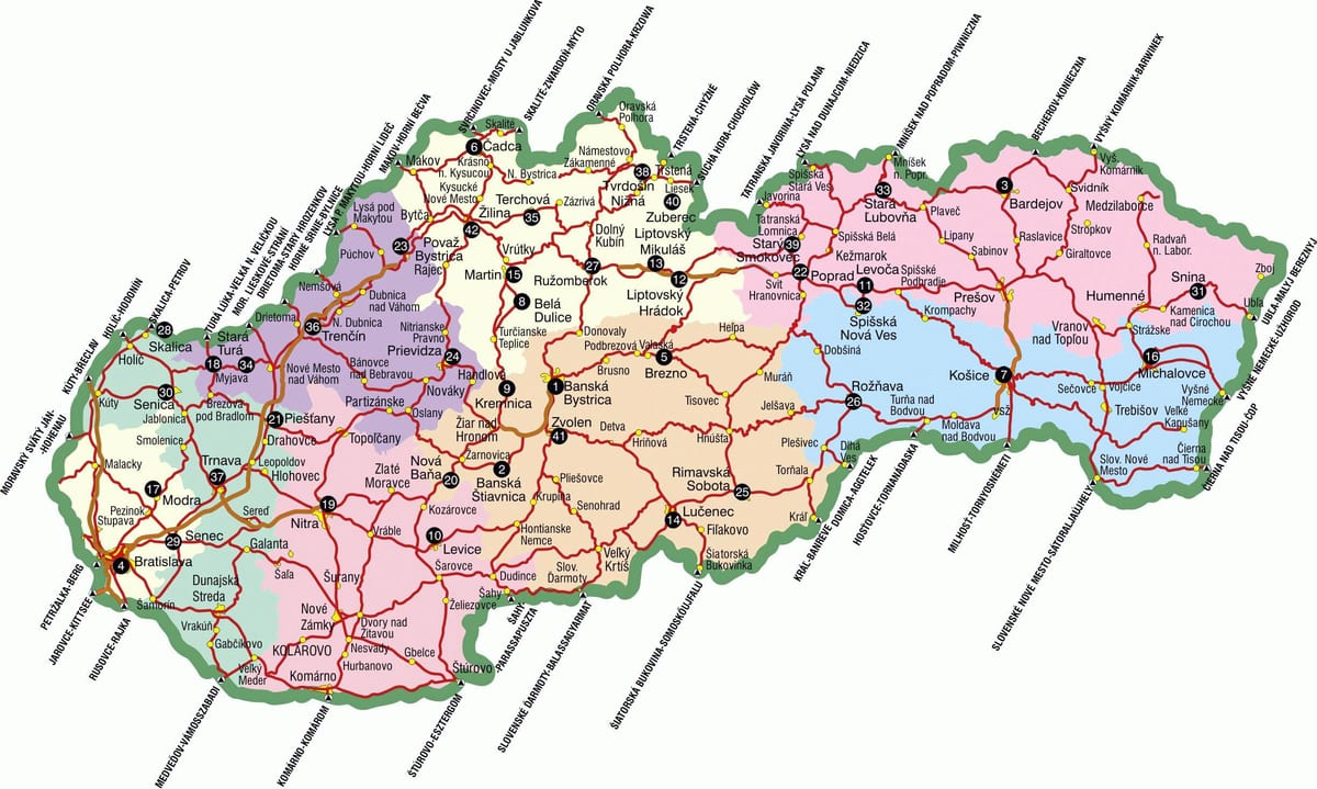 슬로바키아 관광 명소들도